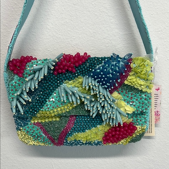 Made In India | Vibrant Beaded Bag - Picture 1 of 12